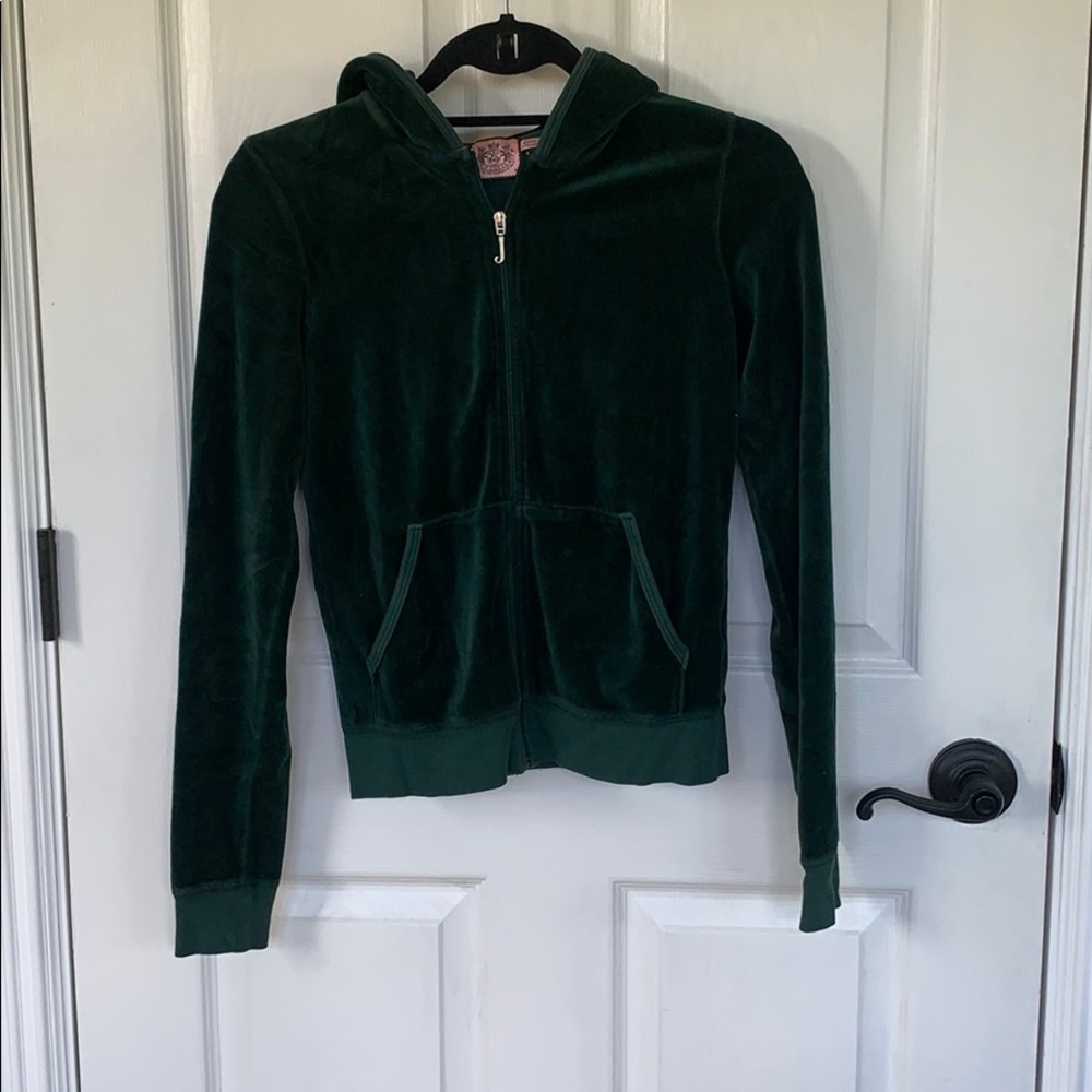 Juicy Couture Velour Zip Up Hoodie